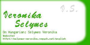 veronika selymes business card